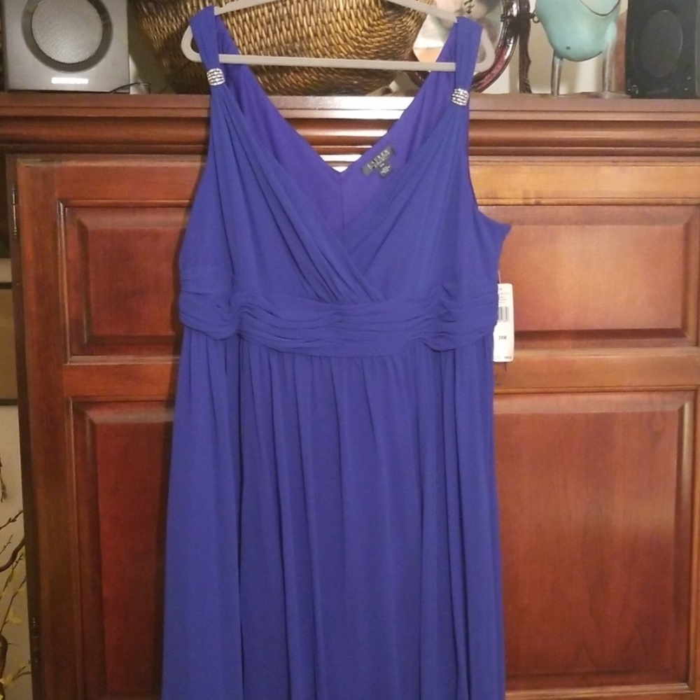 NWT Blue Ralph Lauren Gown